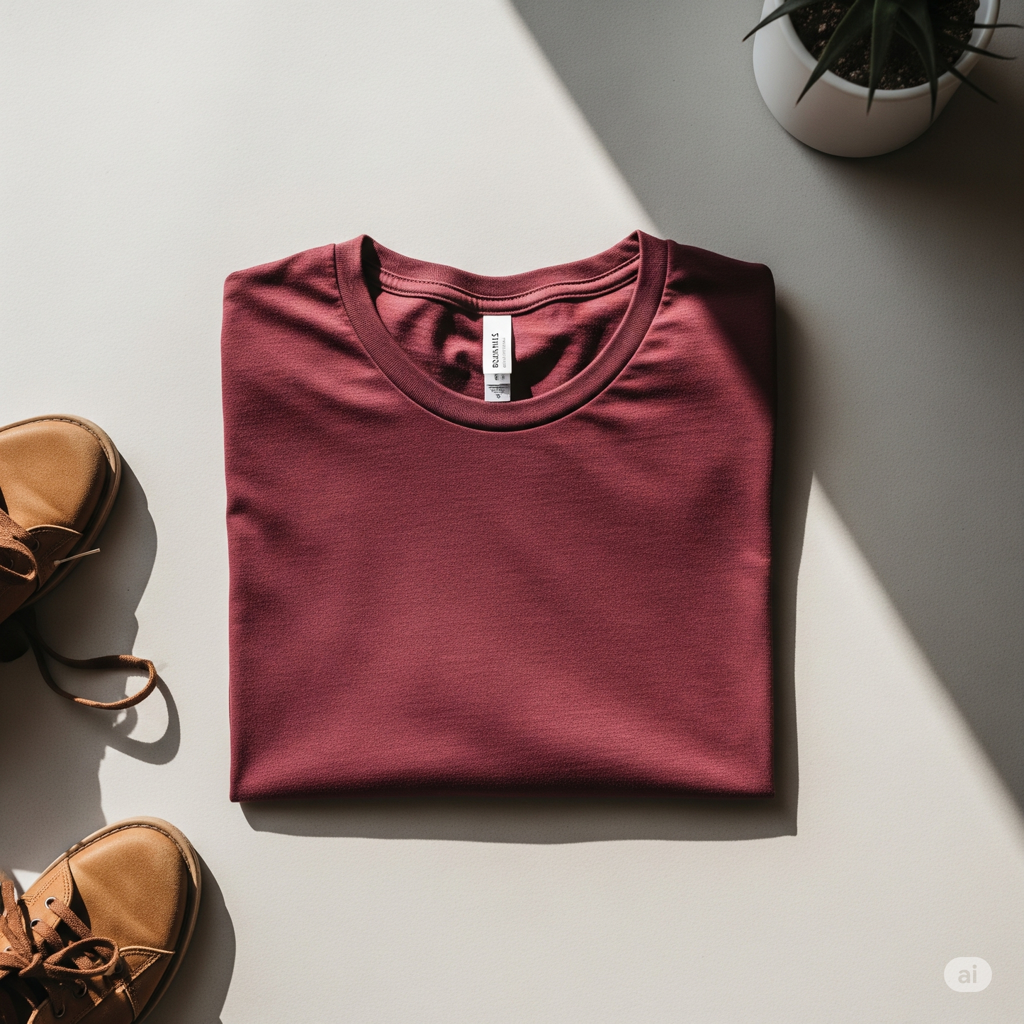 Maroon – Premium Unisex Solid Cotton Tee