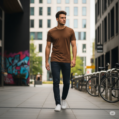 Maroon – Premium Unisex Solid Cotton Tee