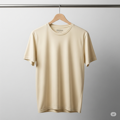 Off White – Premium Unisex Solid Cotton Tee