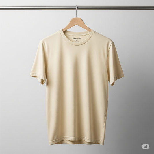 Off White – Premium Unisex Solid Cotton Tee