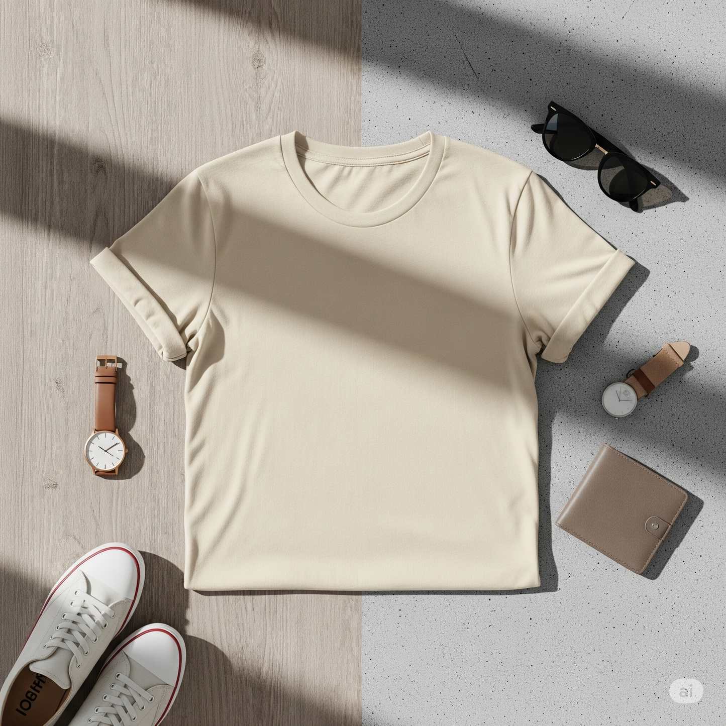 Off White – Premium Unisex Solid Cotton Tee
