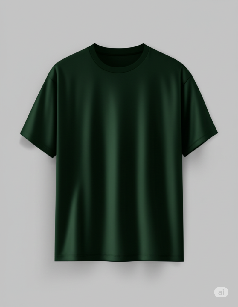 Bottle Green – Premium Unisex Solid Cotton Tee