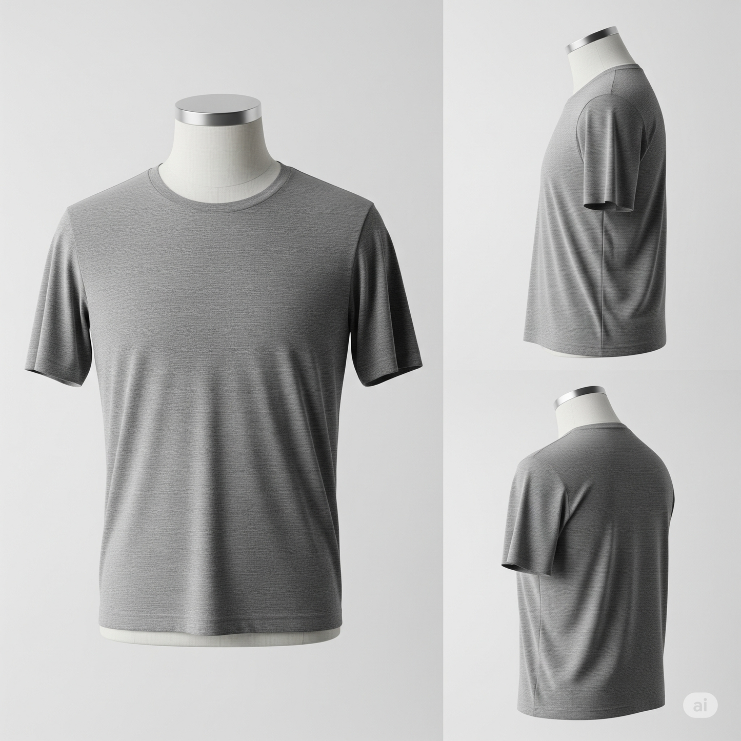 Gray – Premium Unisex Solid Cotton Tee