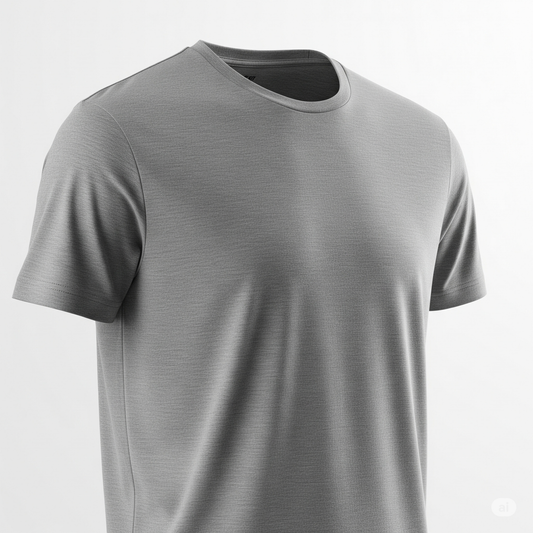 Gray – Premium Unisex Solid Cotton Tee