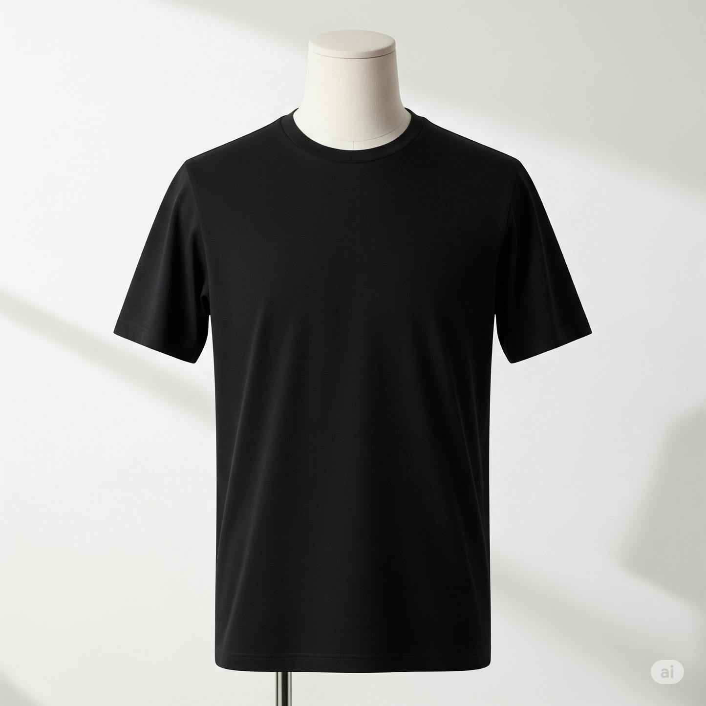 Black – Premium Unisex Solid Cotton Tee