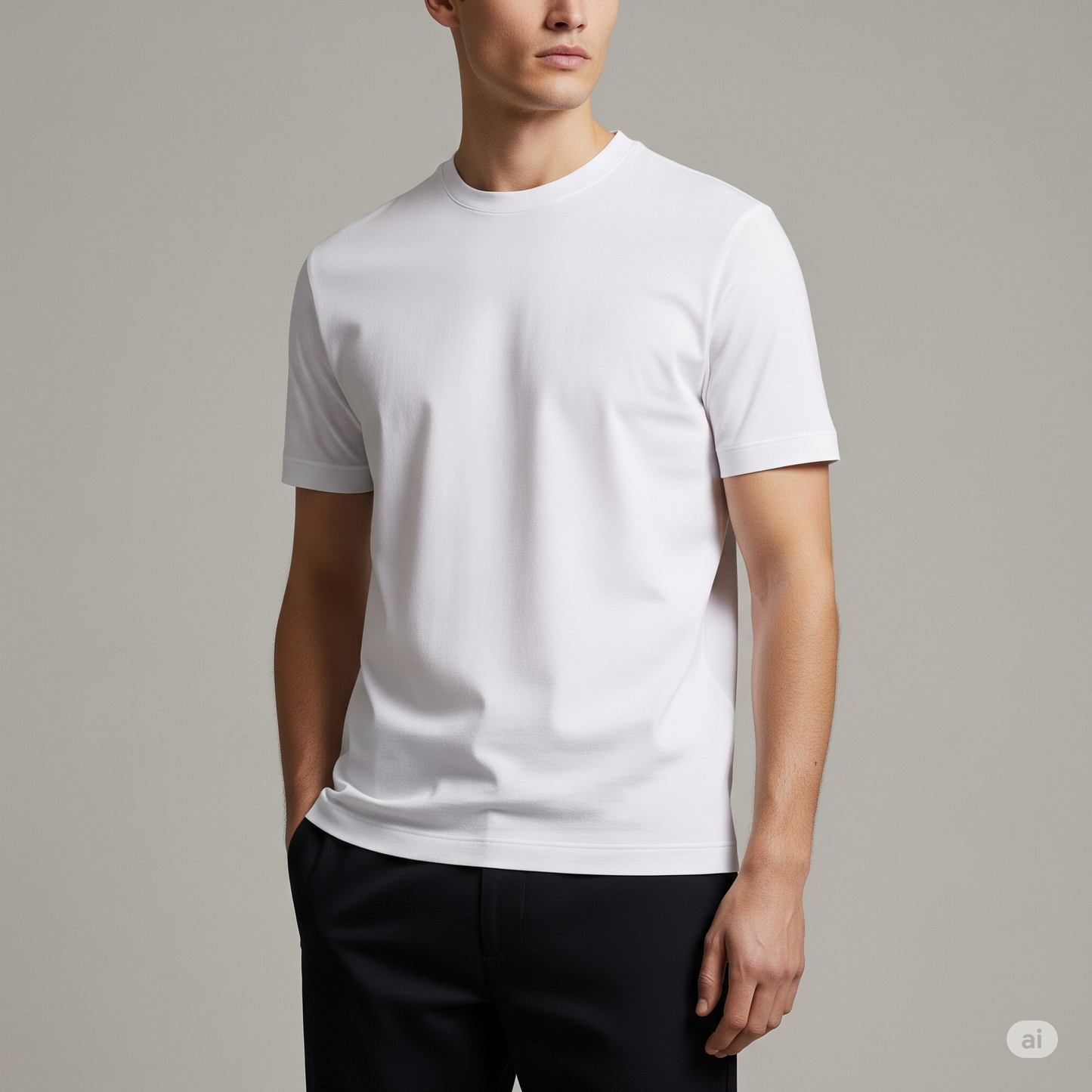 White – Premium Unisex Solid Cotton Tee
