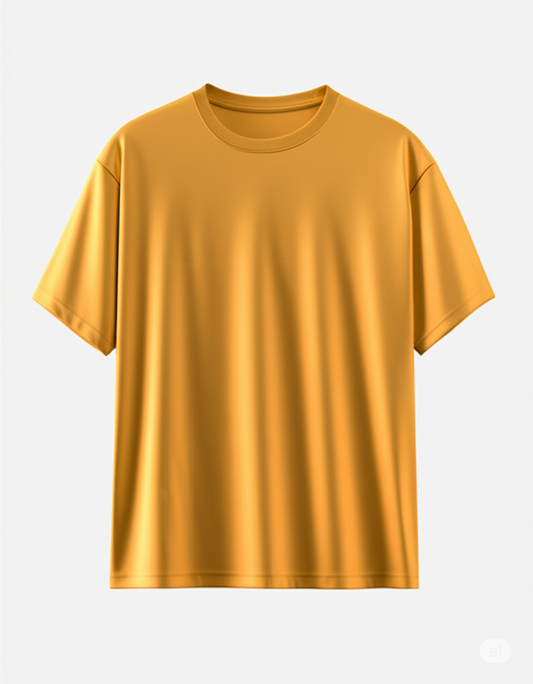 Golden Yellow – Premium Unisex Solid Cotton Tee