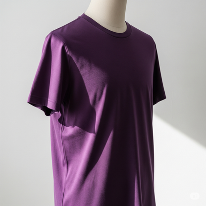 Purple – Premium Unisex Solid Cotton Tee