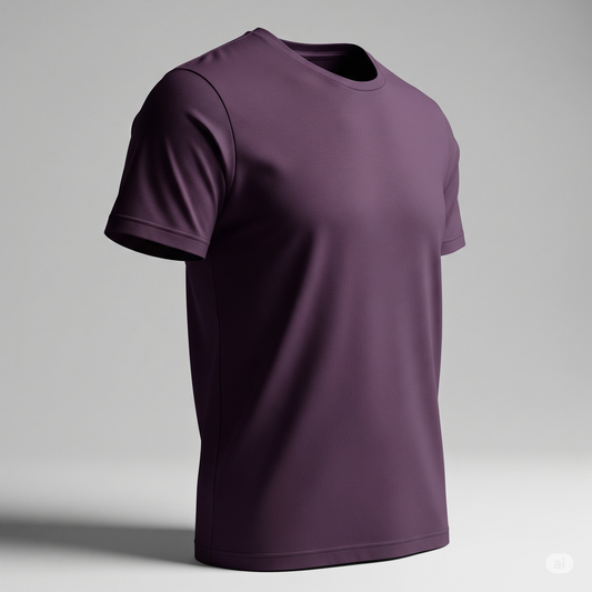 Purple – Premium Unisex Solid Cotton Tee