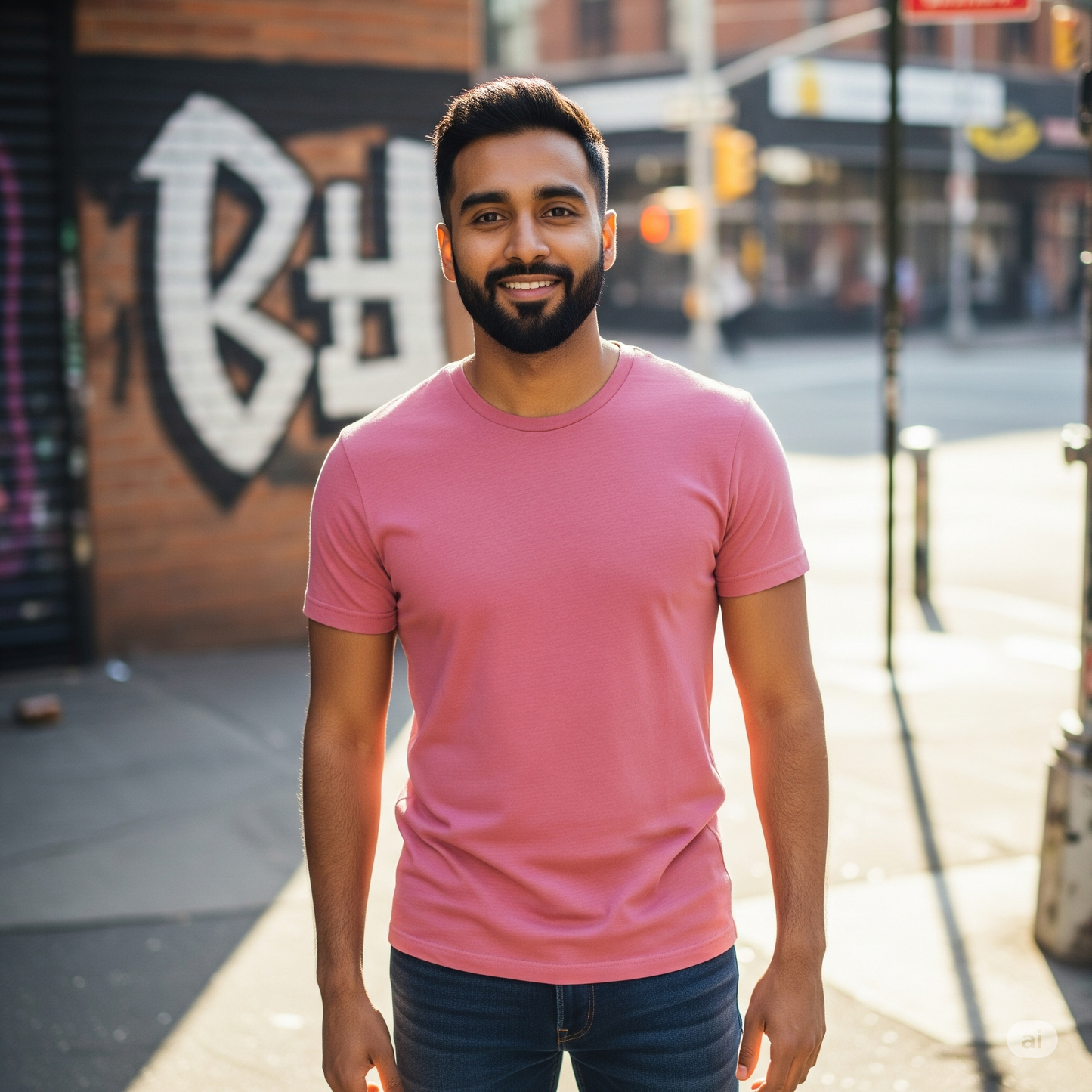 Pink – Premium Unisex Solid Cotton Tee