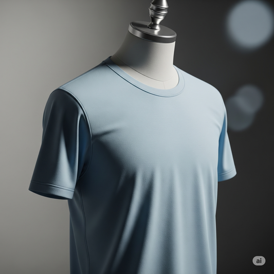 Baby Blue – Premium Unisex Solid Cotton Tee