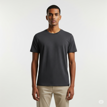 Black – Premium Unisex Solid Cotton Tee