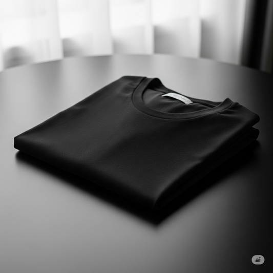 Black – Premium Unisex Solid Cotton Tee