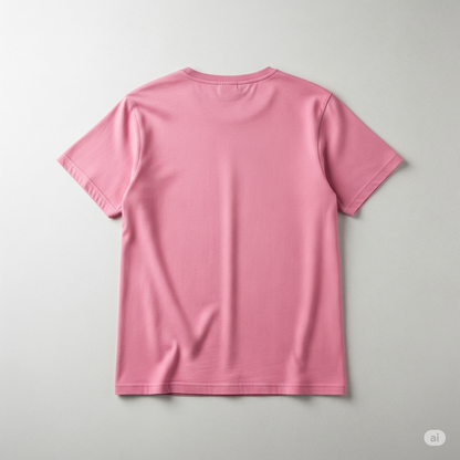 Pink – Premium Unisex Solid Cotton Tee