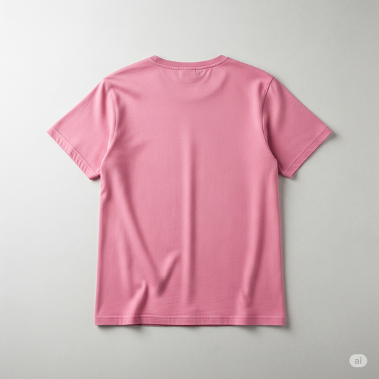 Pink – Premium Unisex Solid Cotton Tee
