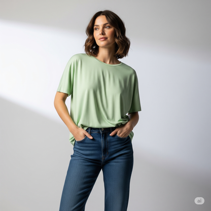 Jade – Premium Unisex Solid Cotton Tee