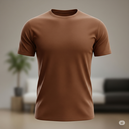 Mushroom – Premium Unisex Solid Cotton Tee