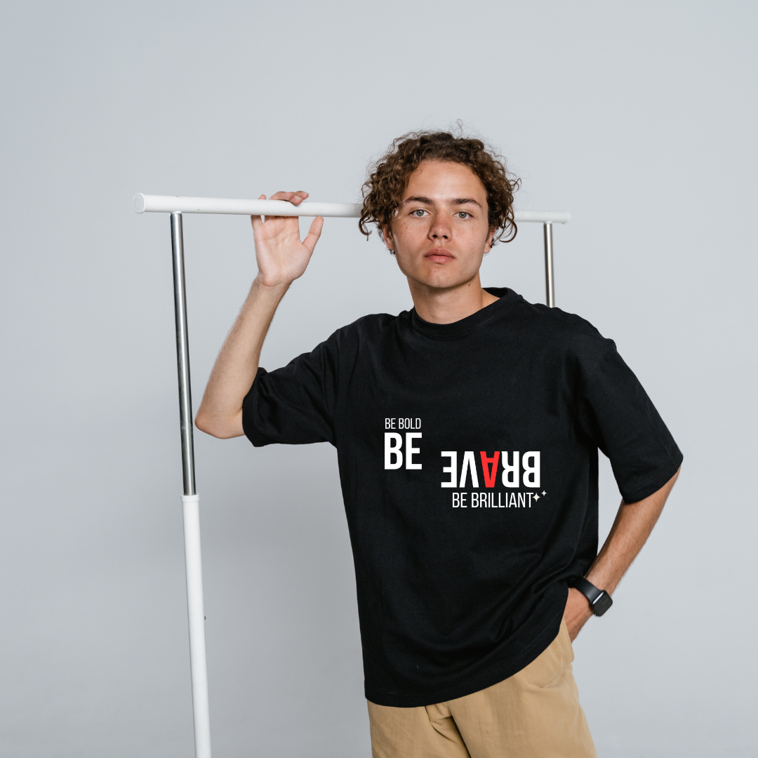 BE BRAVE Oversized Unisex T-Shirt