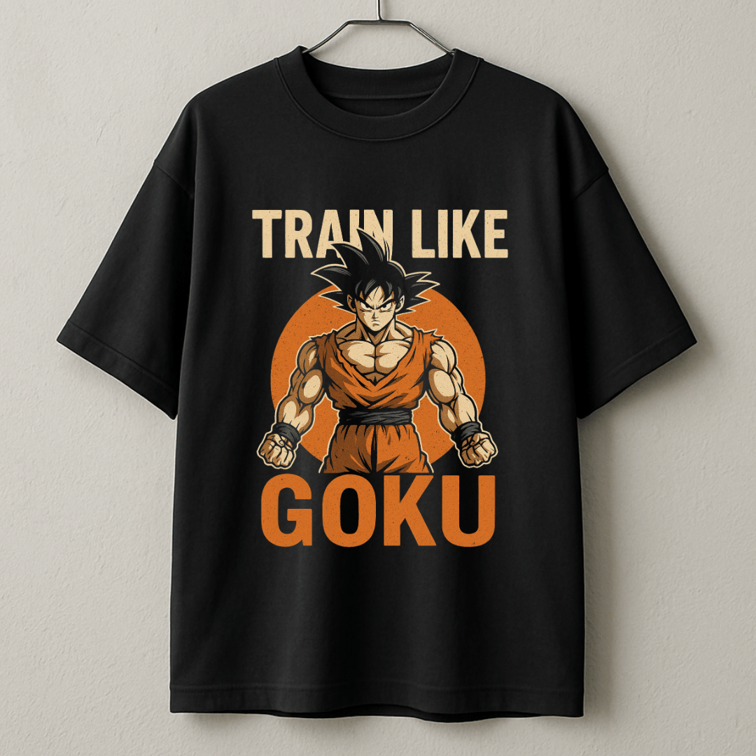 "Train Like Goku"  Oversized  T-Shirt