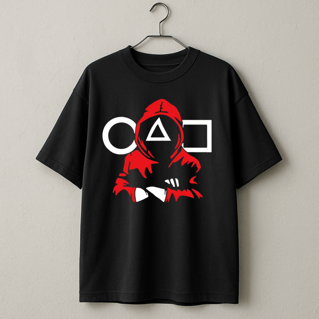 Squid Game Oversized T-Shirt – Unisex Heavyweight Streetwear Tee