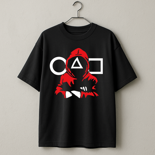 Squid Game Oversized T-Shirt – Unisex Heavyweight Streetwear Tee