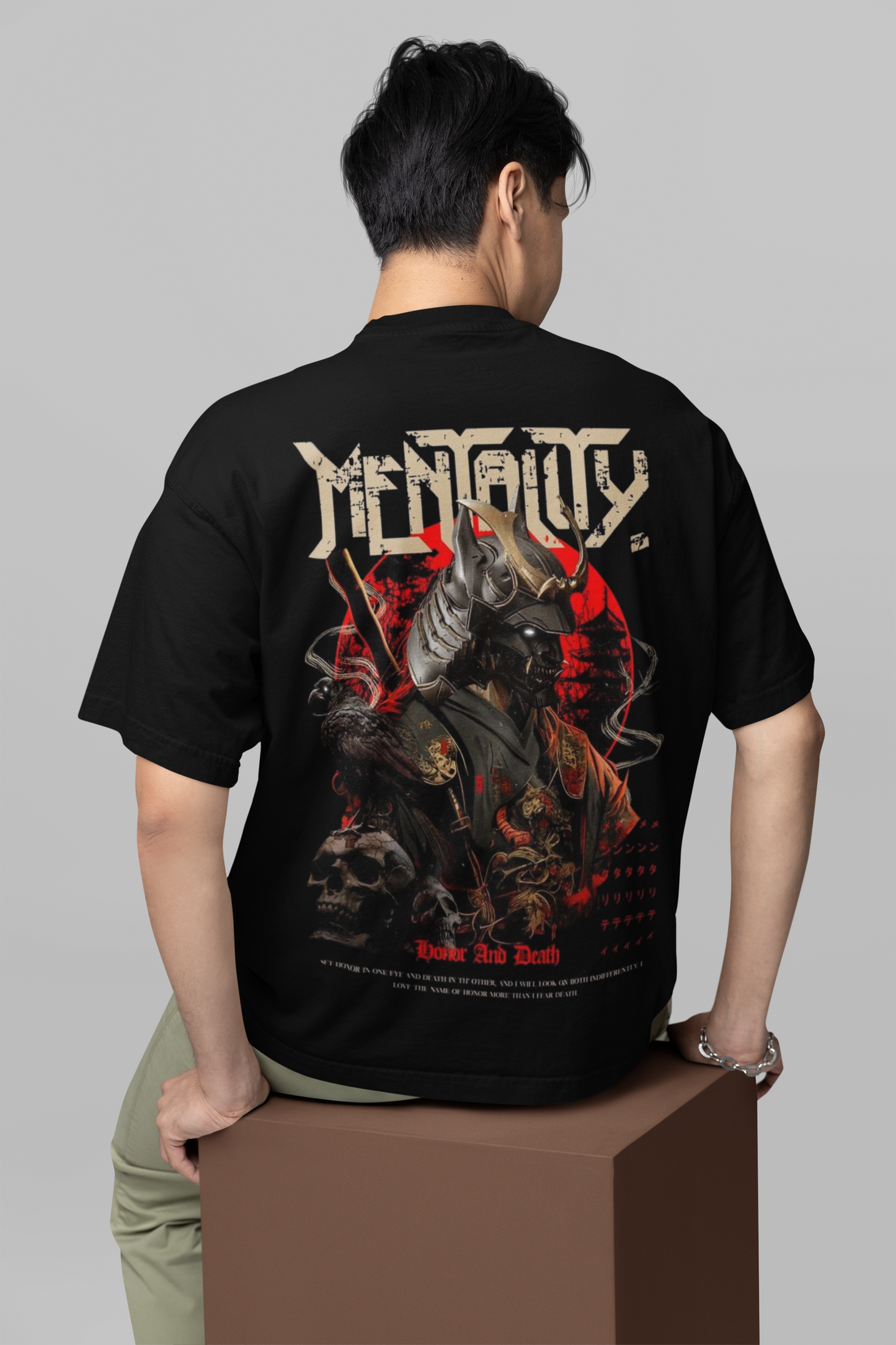 “Heavyweight Oversized Graphic T-Shirt for Men | 240 GSM Cotton Streetwear Tee”