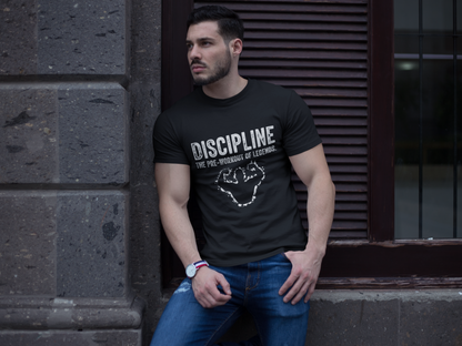 “Discipline Gym T-Shirt – Motivational Fitness Tee for Men & Women”