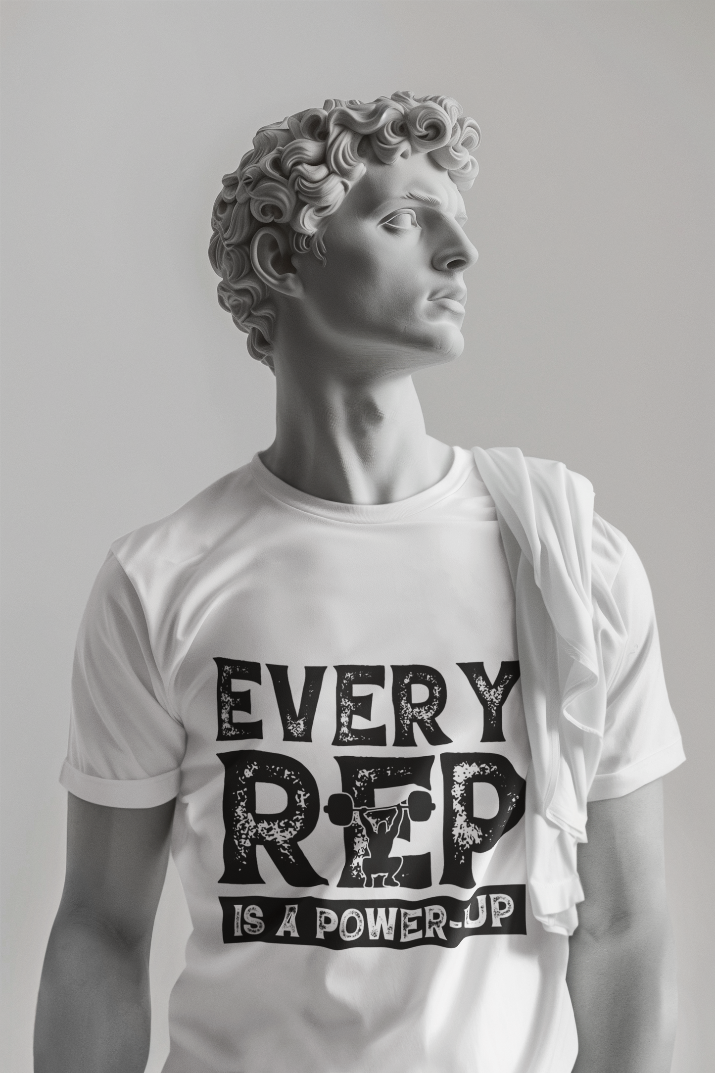 “Every Rep is a Power-Up”  Gym T-Shirt – Motivational Workout Tee