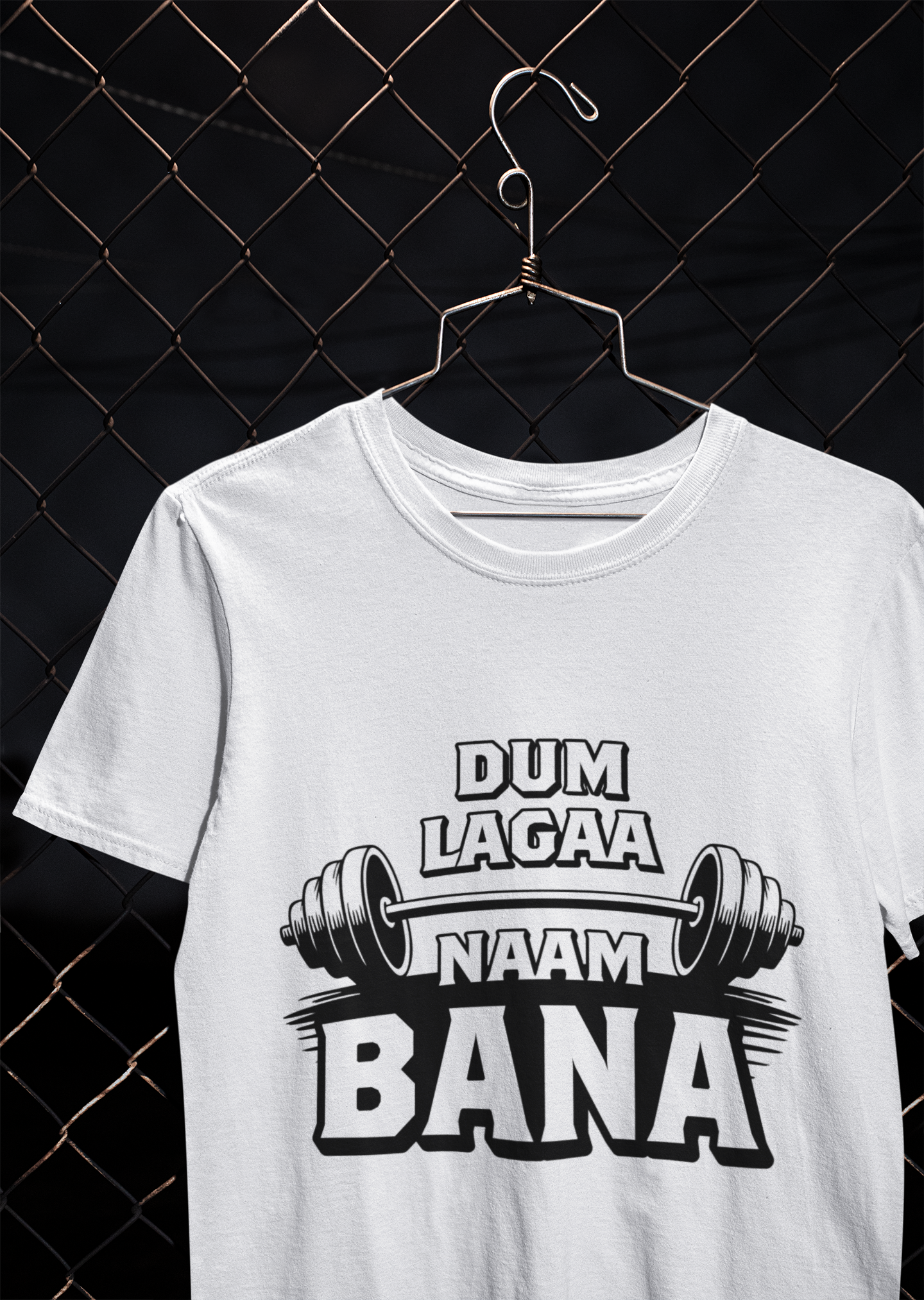 Dum Lagaa Naam Bana – Regular Gym Wear T-Shirt