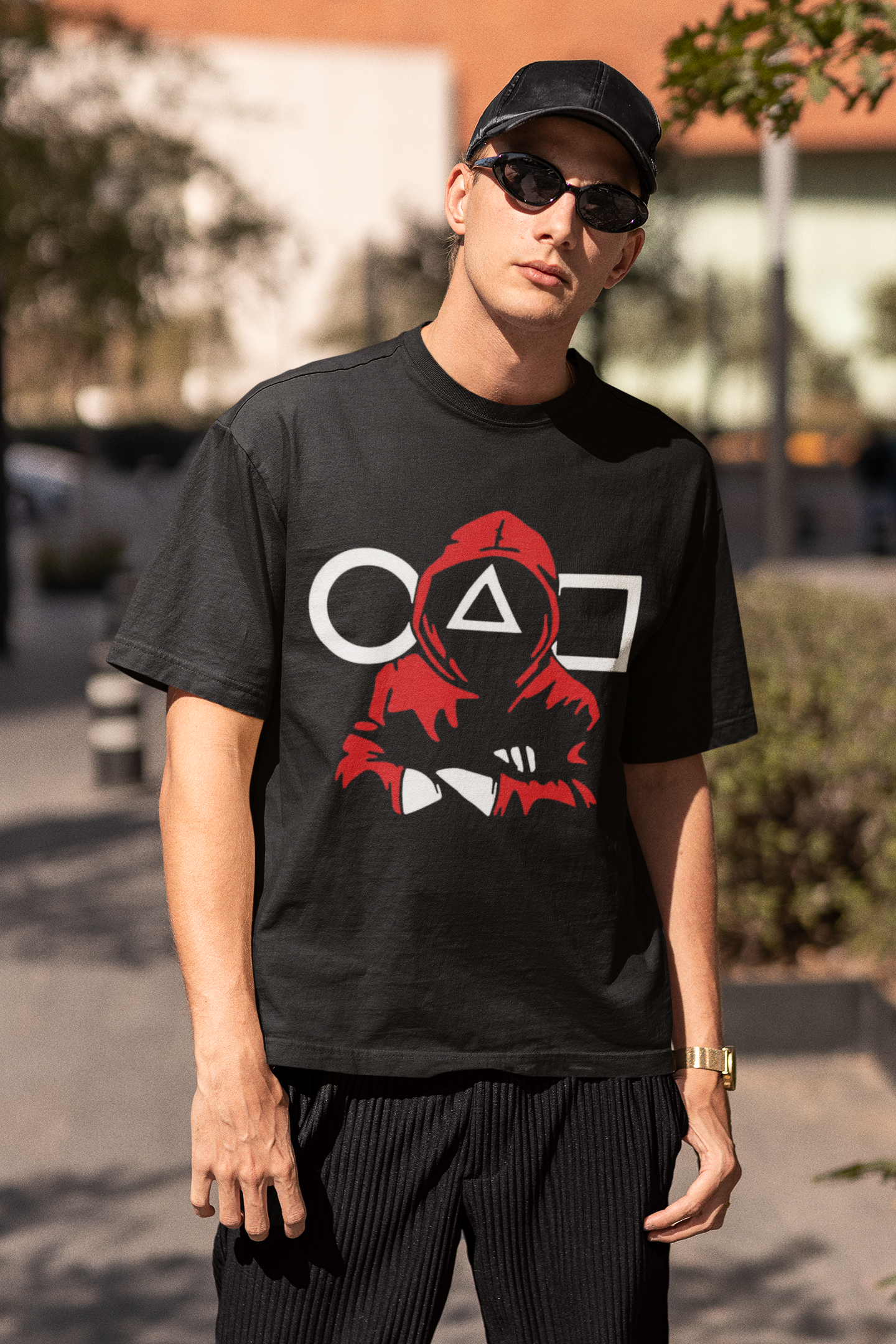 Squid Game Oversized T-Shirt – Unisex Heavyweight Streetwear Tee