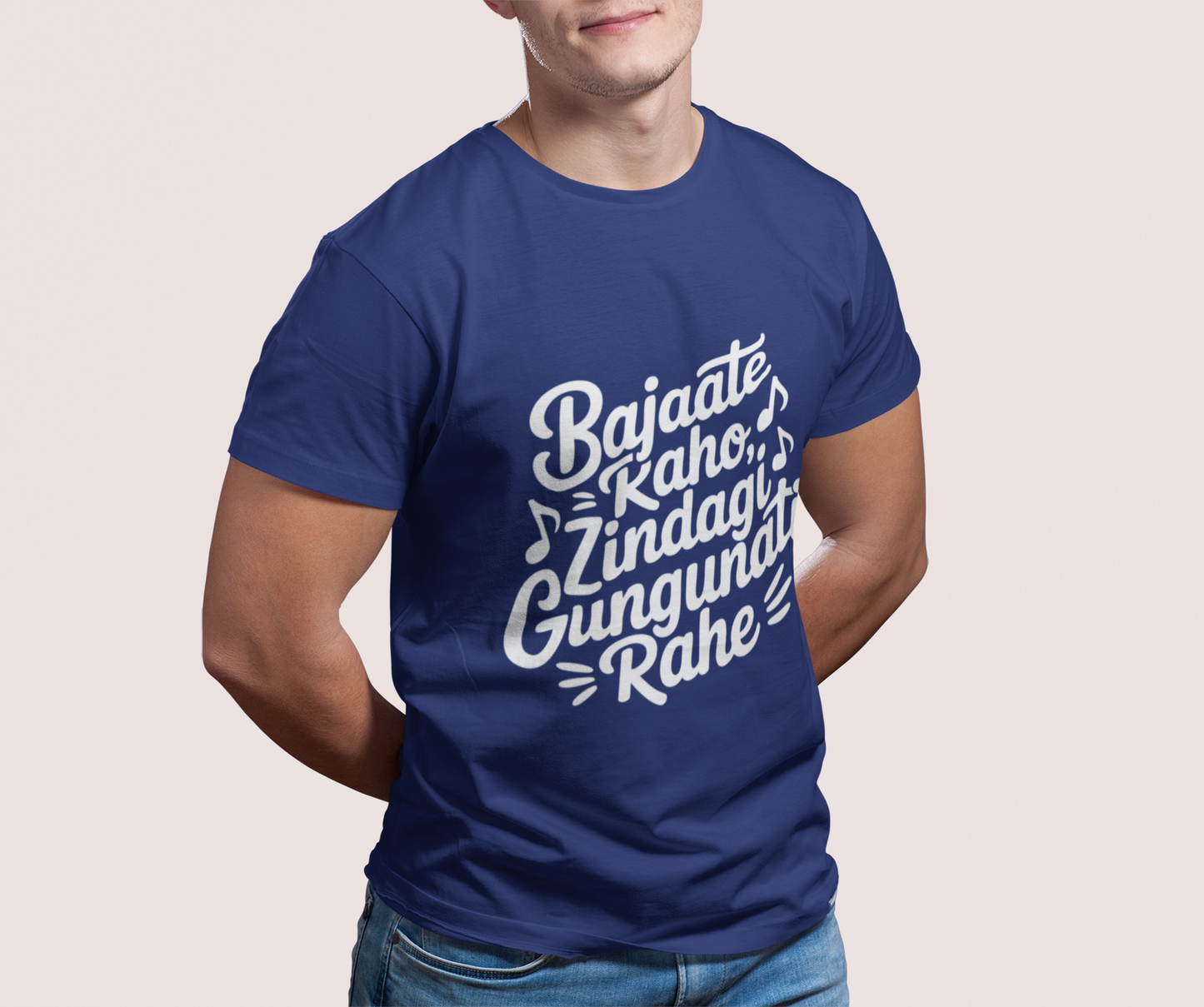 Everyday Casual Cotton T-Shirt – Bajaate Kaho Design